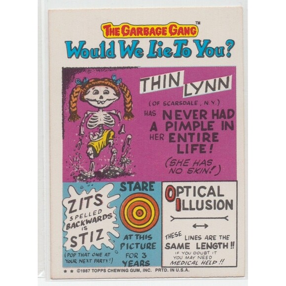 1985, 86, 87, 88 Topps Garbage Pail Kids - Lot of Nine Cards - Picture 11 of 16